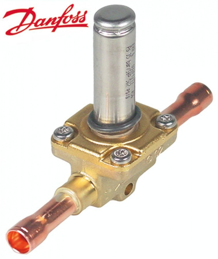 solenoid valve body NC type EVR 6 p max 35bar DN 6mm connection 10mm soldering connection