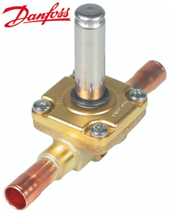 solenoid valve body NC type EVR 10 p max 35bar DN 9,5mm connection 12mm soldering connection