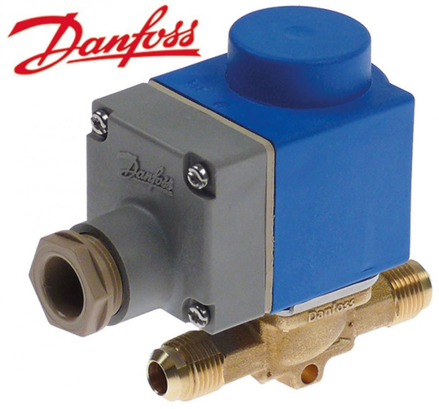 Electrovalva DANFOSS, tip EVR 6, p max. 35 bar, 230 V, racord 5/8" UNF (10mm), temperatura  -40°-105°C - 370297
