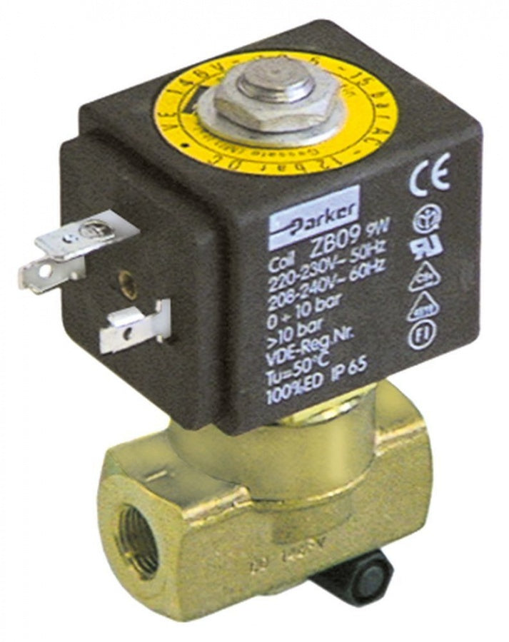 Electrovalva Scem Parker 1/8", bobina ZB09 230V, deschidere nominala 3 mm, priza DIN - 370303