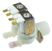 Electrovalva, 2 Cai, 230 V, intrare ¾", iesire 11,5 mm. t. max. 90°C, plastic, TP - Cod 370342