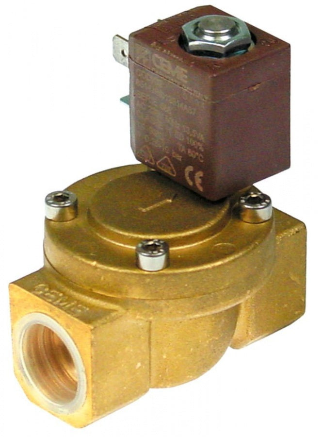 Electrovalva CEME 1/2", 230 V, L 60 mm, t. max. 90°C, interval presiune 0,25 - 10 bari - 370348