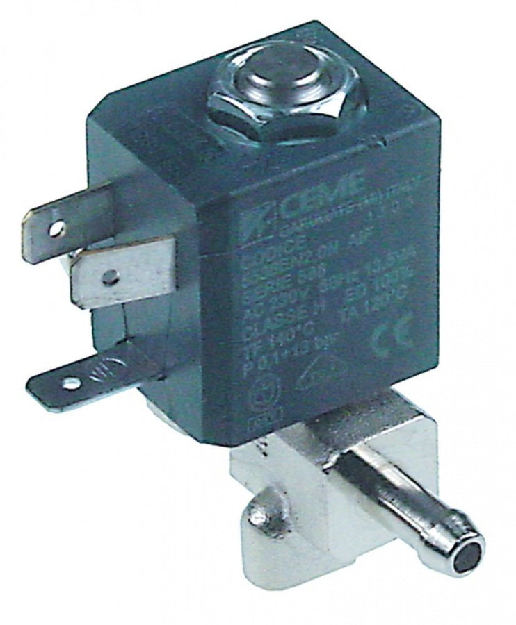 Electrovalva, INOX, 230 V, racord furtun ø 6mm - Cod 370350
