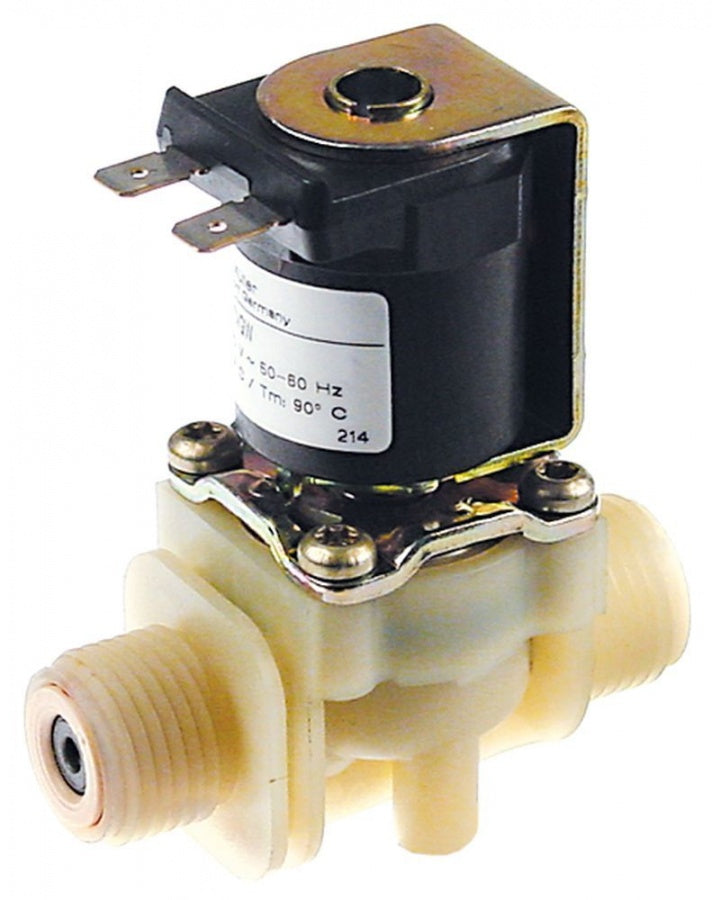 solenoid valve single, with non return valve straight 230V inlet ½" ET outlet ½" ET MULLER