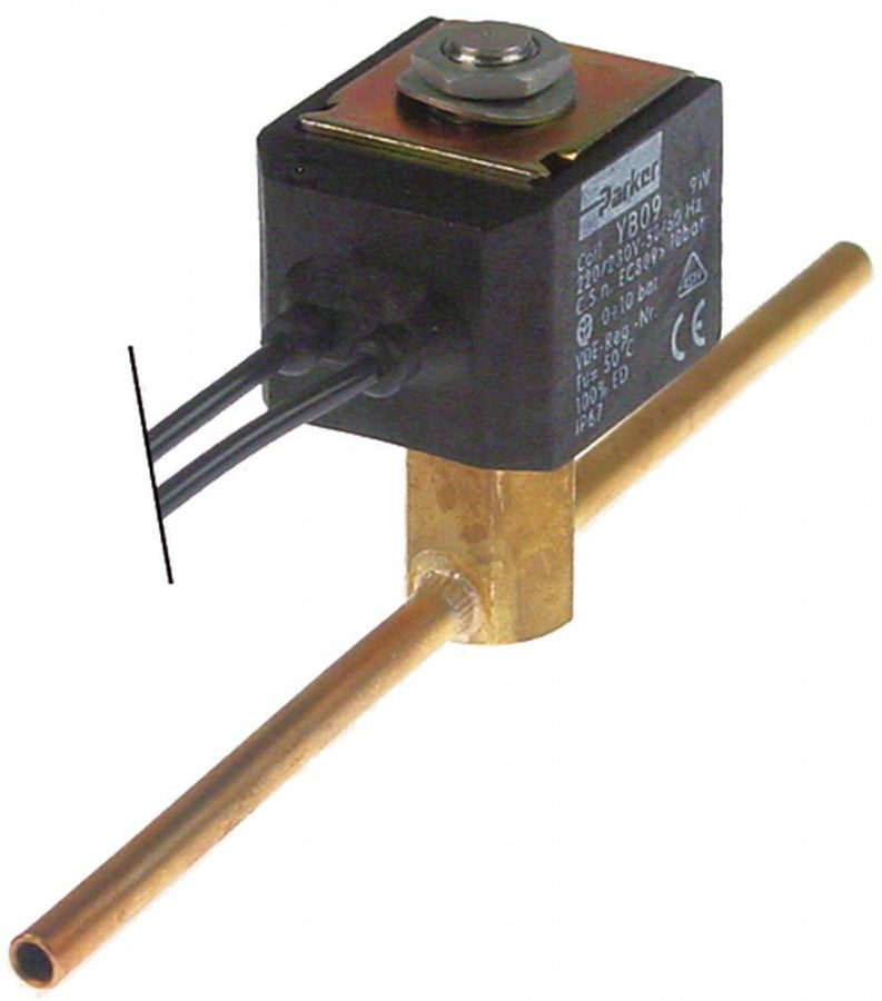 Electrovalva Parker 0-10 bar, deschidere DN2,5, 230 V, teava cupru ø 6 mm - 370415
