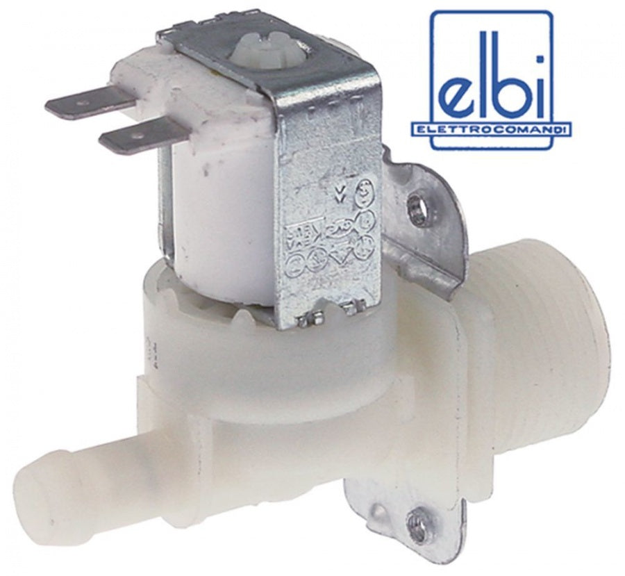 Electrovalva dreapta, 230 V, intrare ¾", iesire 11,5 mm, t.max. 90°C, debit 2 l/min, ELBI - 370431