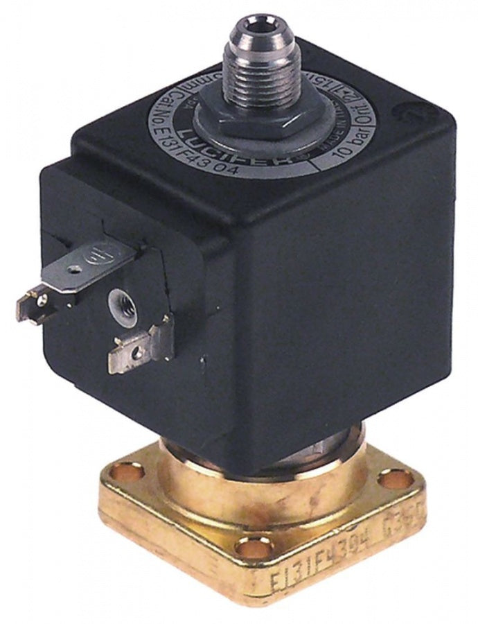 Electrovalva 3 Cai, 110 V CA , cu flansa plata, corp con extern - Cod 370525