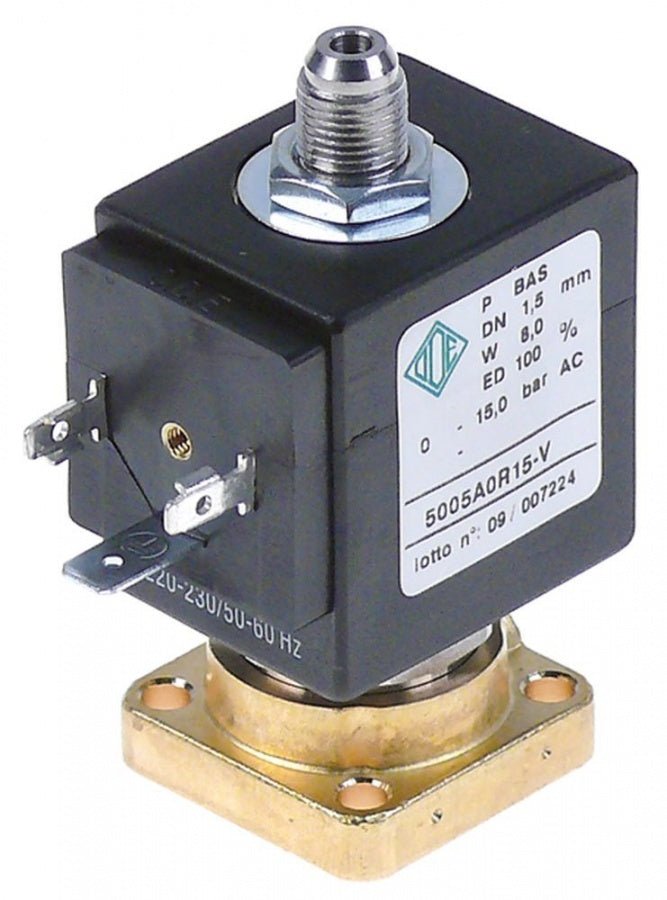 Electrovalva 3 Cai, 230 V CA, con extern, deschidere nominala 1,5 mm, ODE - Cod 370541