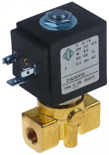 Electrovalva cu 2 cai, 230 V AC, racord filet 1/8", DN 3 mm, L 40 mm - 370615
