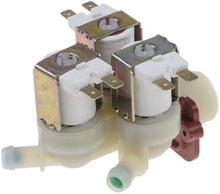 solenoid valve 3-fold straight 230 V AC inlet 3/4" outlet 11,5 mm t.max. 60°C input 10 l/min - 370635