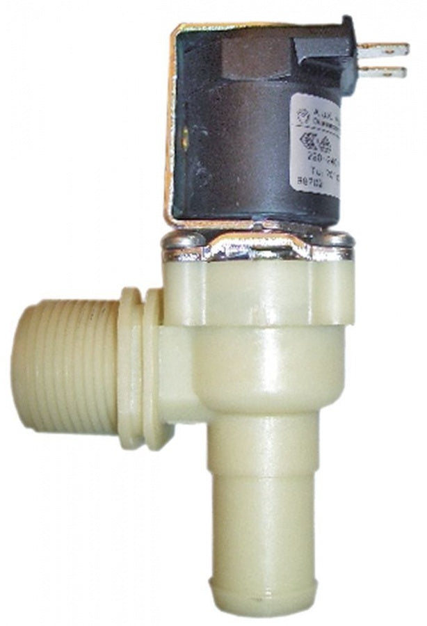 solenoid valve single angled 230V inlet ¾" outlet 21mm t.max. 90°C duty cycle 100% MULLER