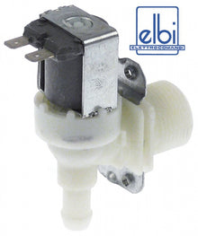solenoid valve single angled 24V AC inlet ¾" outlet 11,5mm ELBI plastic