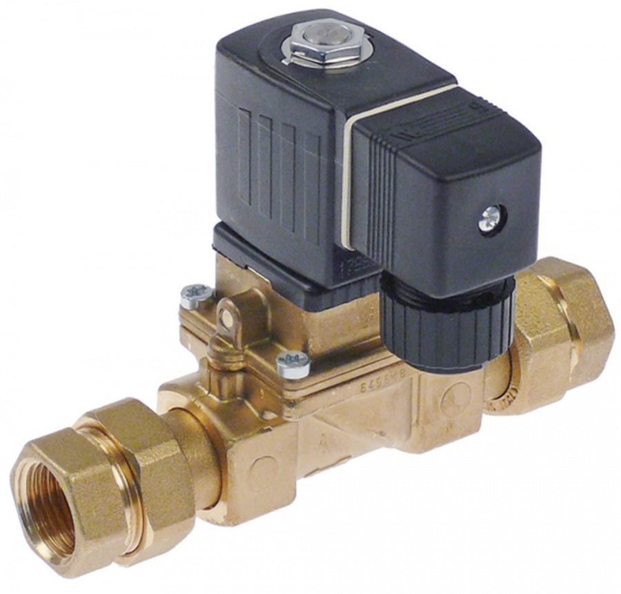 solenoid valve 2-ways 230 VAC inlet ½" IT outlet ½" IT L 135mm BÜRKERT coil type 178630