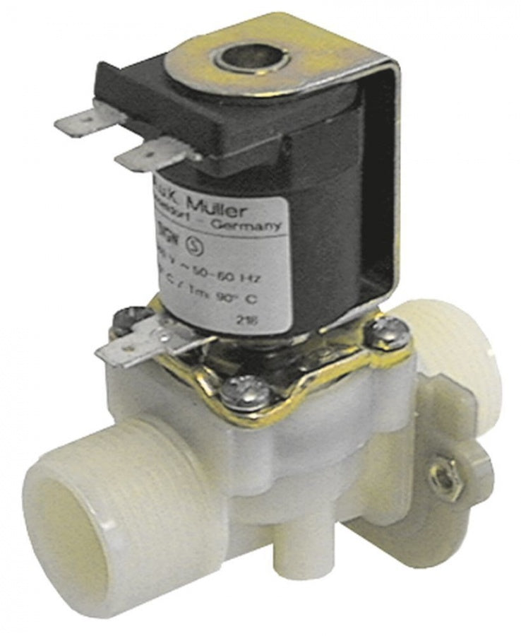 Electrovalva MULLER, 24 V, AC, racorduri 3/4"- 3/4", deschidere DN10, t.max. 90°C, raport ciclic 100% - 370751