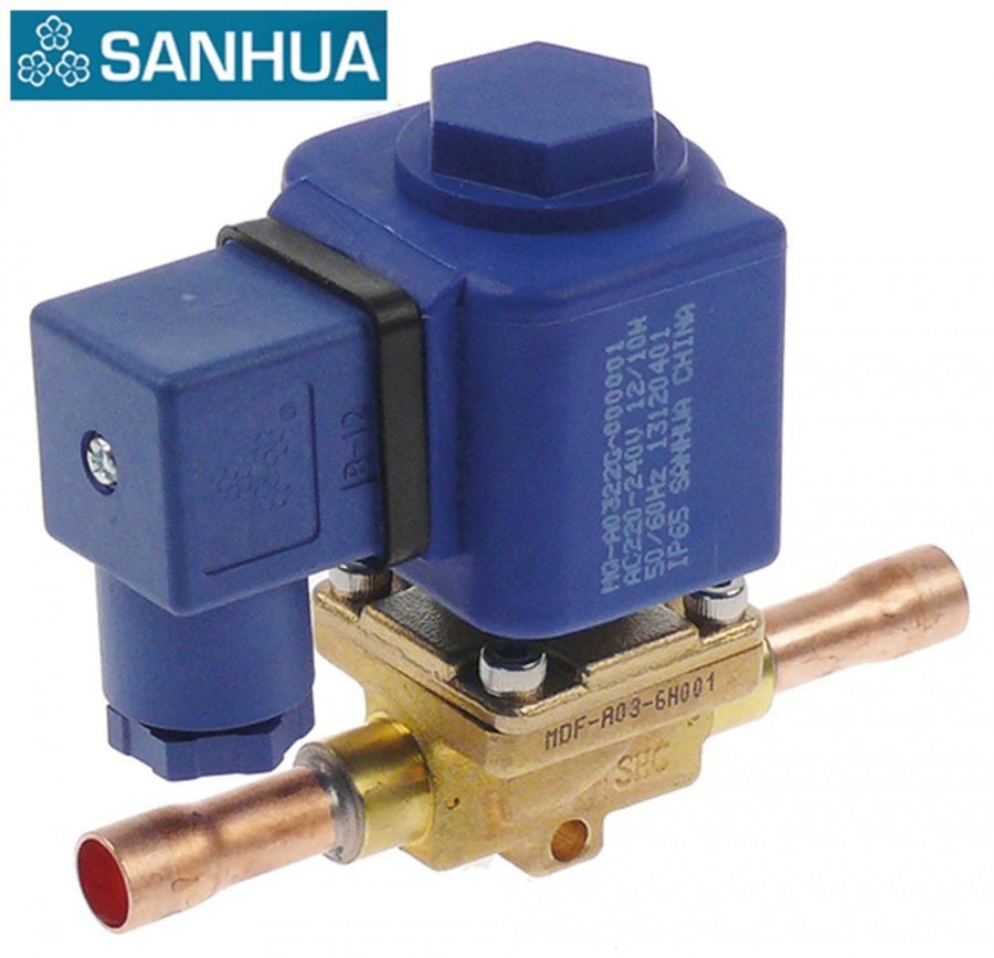 solenoid valve type MDF-A03-6H001 230 VAC p max 4,5bar pressure range 0,00 up to 3,1bar