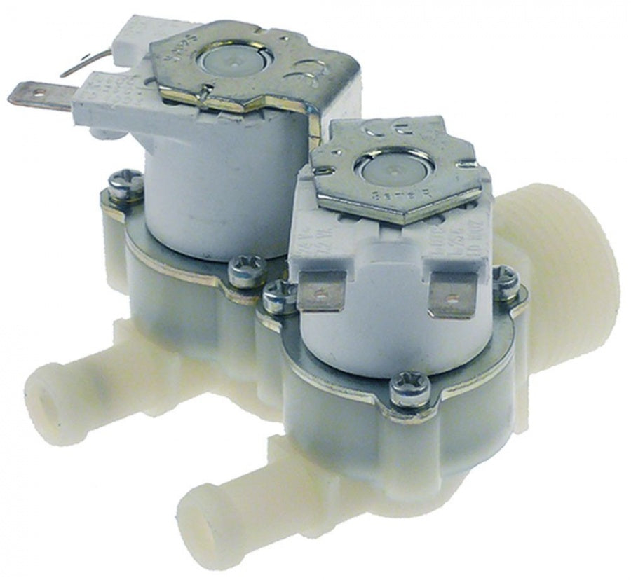 Electrovalva dubla dreapta 24 V, intrare 3/4", iesire 10,5 mm, DN10, t.max. 90°C - 370758