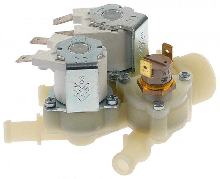 Electrovalva cu 3 cai, 24 V, intrare 3/4", iesire 10 mm, DN10, t.max. 60°C, HOUNO 30520180 - 370764