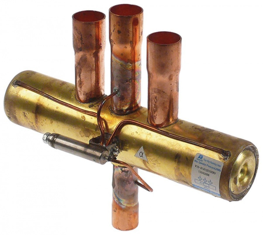 reversing valve 4-way Ranco type V10-414120100 inlet 7/8" (22,35mm) outlet 3/4" (19,18mm)
