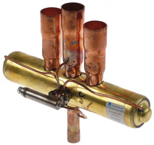 reversing valve 4-way Ranco type V6-414080100 inlet 7/8" (22,36mm) outlet 1/2" (12,83mm)