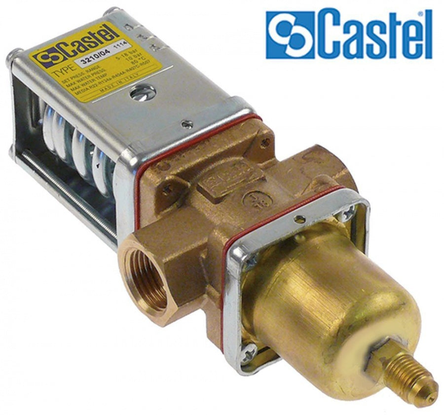 cooling water regulator G 1/2" type 3210/04 pressure range 5-18bar water pressure max. 10 bar