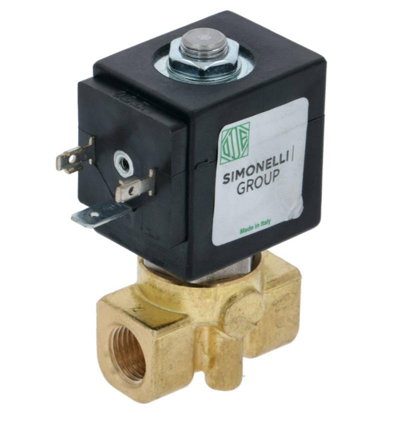 Electrovalva ODE 1/4", 208-240V, T -10 +140°C, p. max. 12 bar, DN 3mm, L 40mm