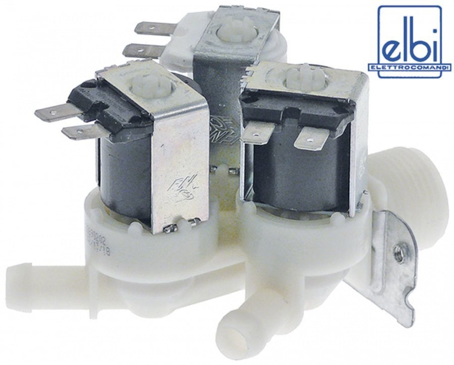 electrovalva triplu drept 220-240V/50-60Hz intrare 3/4\ ieșire 10.5 T.max. 90°C"