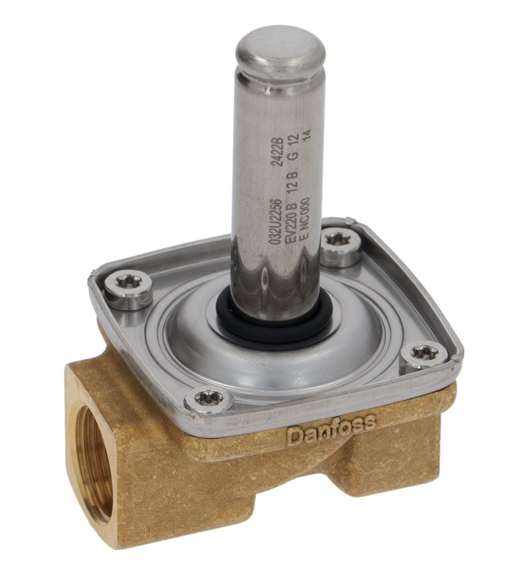 Corp electrovalva Danfoss serie EV220B-12B, filete 1/2", max. 10bar, 80°C, WD7291540