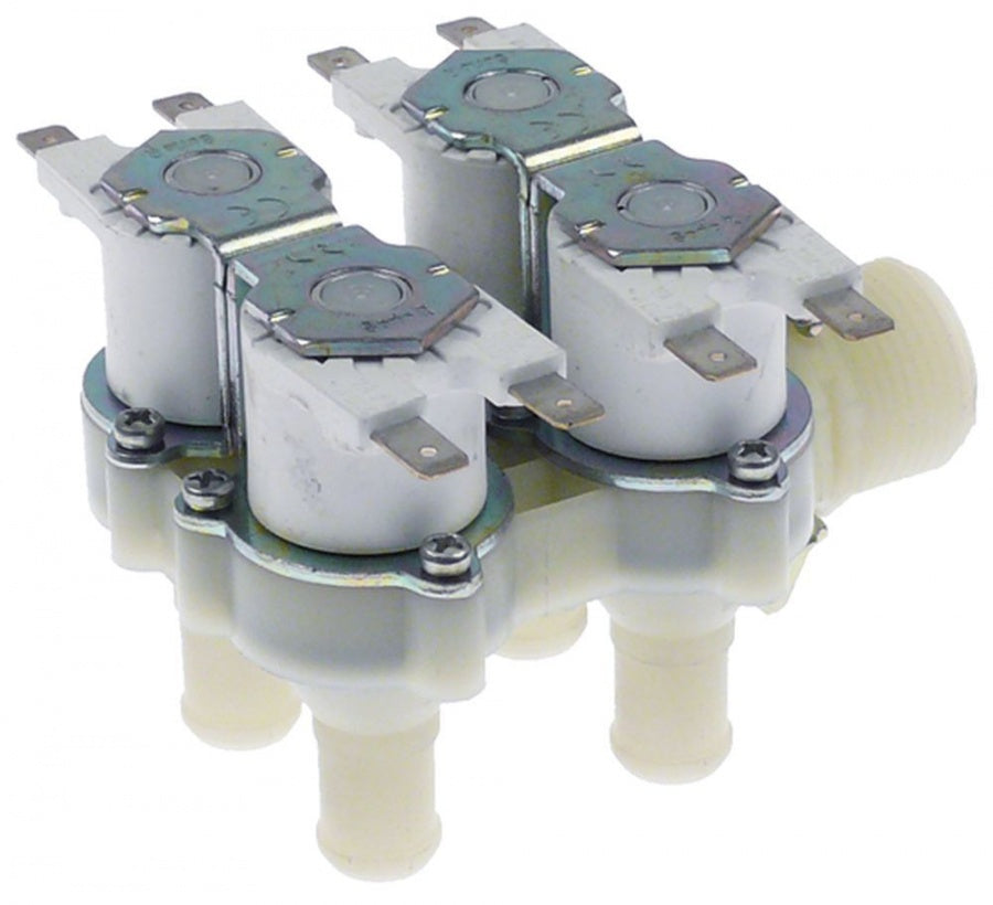 Electrovalva cu 4 iesiri, 230 V, intrare 3/4", iesire 14 mm, DN10, RPE, 0,2-10 bar - 371147