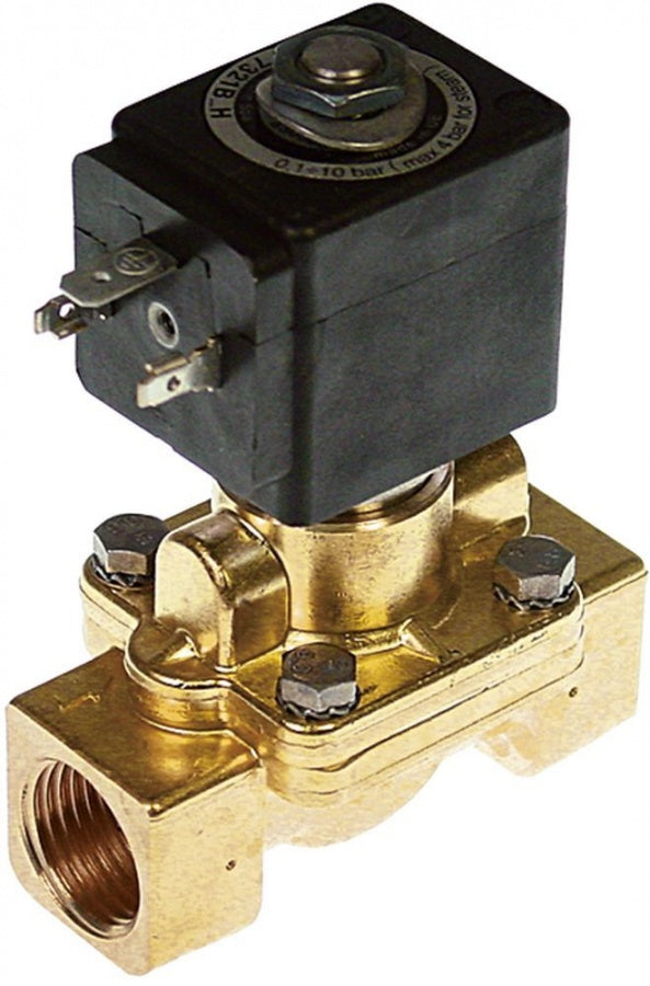 Electrovalva 1/2", LUCIFER PARKER serie 7321(PM143), 230 V, bobina DZ06S6, L 72 mm, deschidere nominala 12 mm, priza DIN - 371186