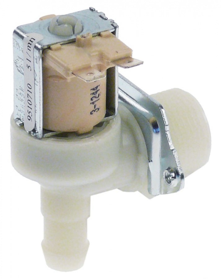 solenoid valve single angled 230V AC inlet ¾" outlet 14,5mm output yesl/min DN10 t.max. 90°C