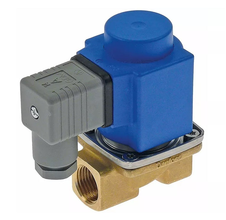 Electrovalva Danfoss 24VAC, racorduri 1/2", bobina BB024AS, L 59mm