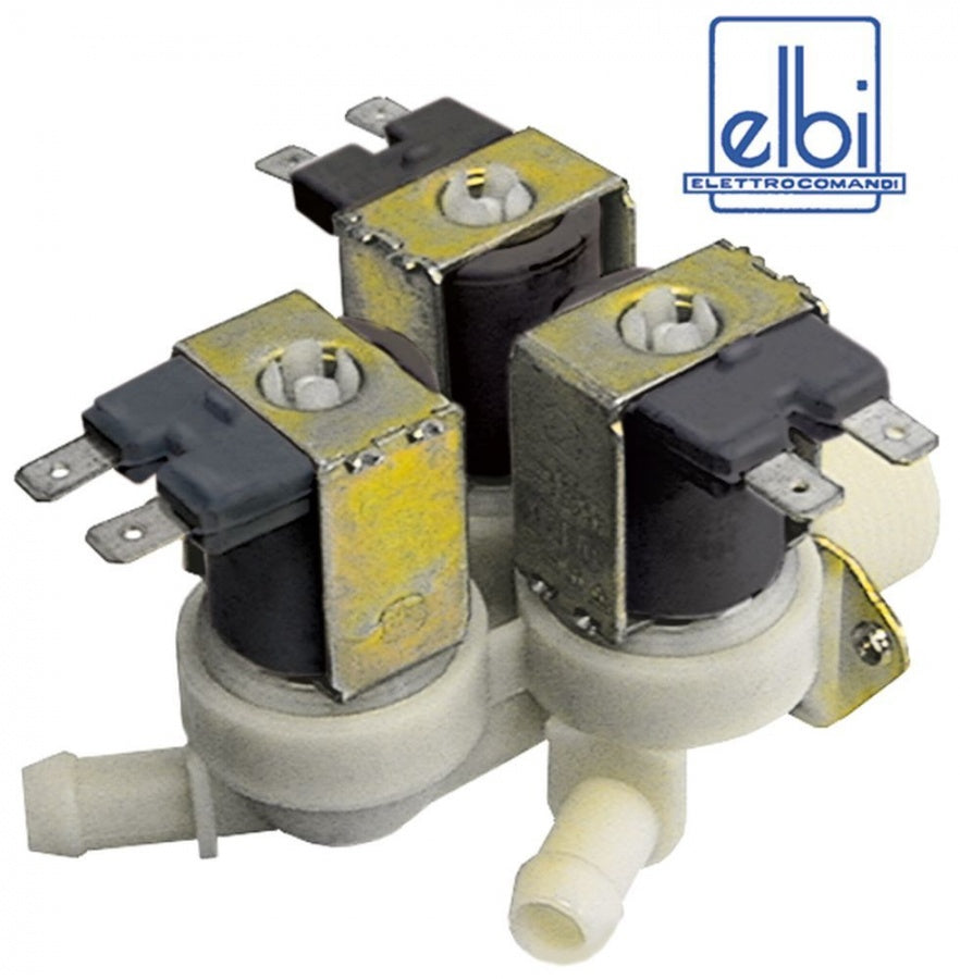 Electrovalva tripla 230 V, intrare ¾", iesiri 11,5 mm, deschidere nominala DN10 - 373025