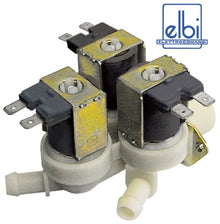 Electrovalva tripla 230 V, intrare ¾", iesiri 11,5 mm, deschidere nominala DN10 - 373025
