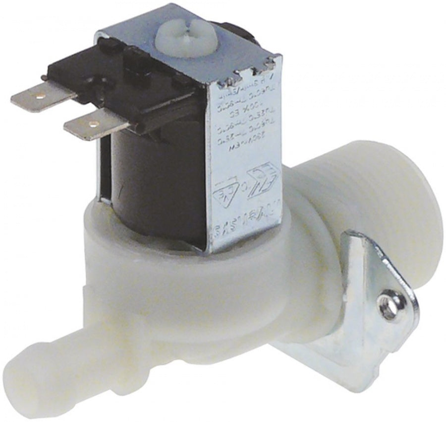 Electrovalva Invensys 230 V, AC, intrare ¾", iesire 11,5 mm, t.max. 90°C, plastic, cu reductie de debit 10 l/min - 374001