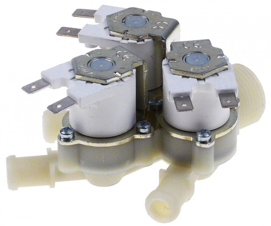 Electrovalva tripla dreapta 24 V, intrare 3/4", iesire 14,5 mm, t.max. 60°C - 374002