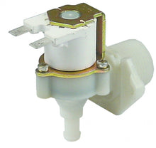 solenoid valve single angled 230V inlet 3/4" outlet 13mm DN10 duty cycle 100% RPE polyamide