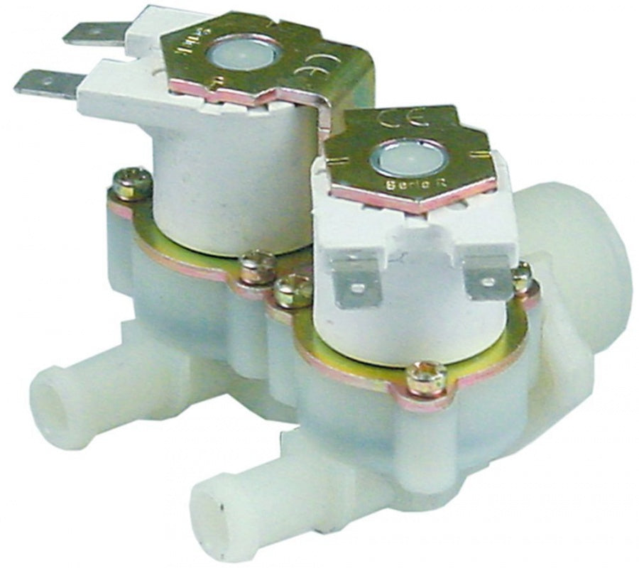 Electrovalva cu 2 iesiri, 230V, intrare 3/4", iesire 11,5 mm, deschidere nominala DN10, RPE - 374021