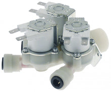solenoid valve triple straight 220-240V inlet 3/4" outlet 8mm input 10-12l/min t.max. 60°C