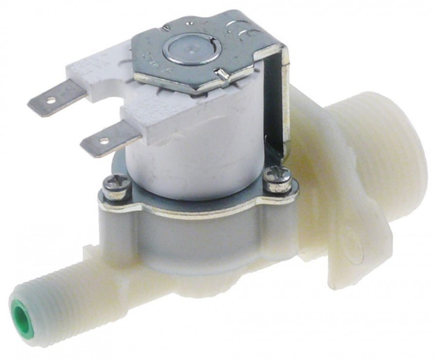 solenoid valve single straight 230V inlet ¾" 10 RPE flow regulating valve outlet green