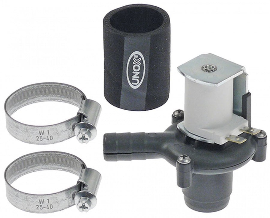 Electrovalva UNOX KVE1135A, 230VAC, intrare 28mm, ieșire 16mm, RPE plastic