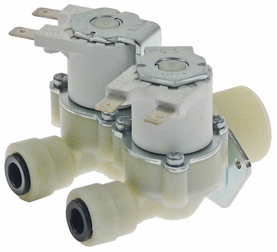 electrovalva dublu drept 230VAC intrare 3/4\ ieșire JG 8 T.max. 60°C ciclu de lucru 100% RPE