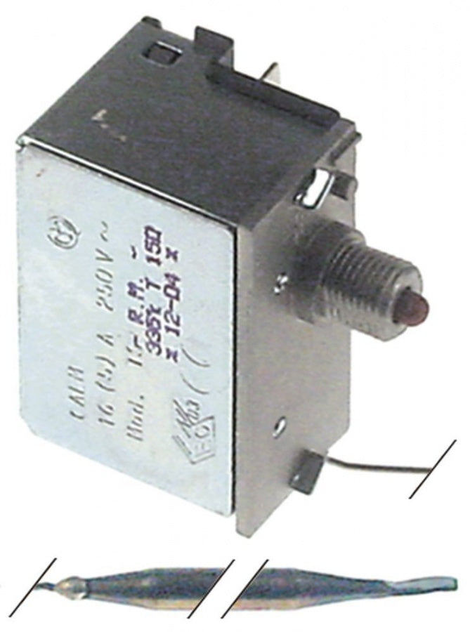 Termostat de siguranta 135°C, contact 16 A, bulb ø 6 x 80 mm, lungime tub capilar 540 mm - 375000