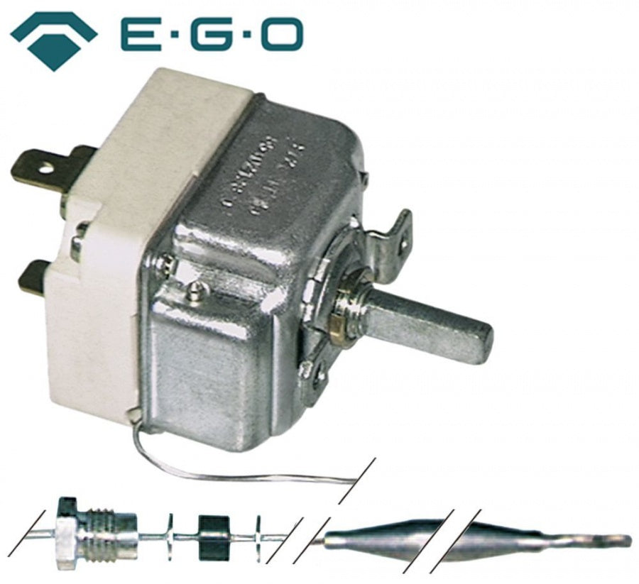 Termostat 30-110°C, contact 16 A, bulb ø 6x138 mm, lungime capilar 900 mm, presetupa M9x1 - 375001