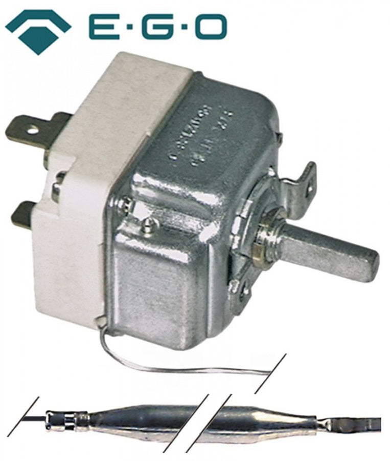 Termostat reglabil 35-200°C, contact 1CO, 16 A, capilar 1500 mm, bulb ø 6 x 74 mm, termostat friteuza - 375004