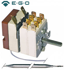 Termostat cu intrerupator 30-110°C, 1 contact, 16 A, bulb ø 6 x 113 mm, lungime capilar 830 mm - 375053