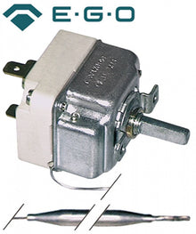 Termostat 30-110°C, contact 16 A, senzor ø 6x130 mm, capilar 1500 mm - 375055