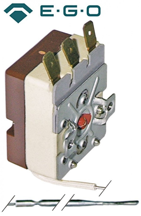 Termostat de mentinere cu temperatura fixa 125°C, cu bulb ø 3,03 x 147 mm, lungime capilar 830 mm - 375067