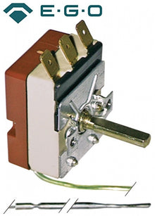 Termostat de lucru 50-300°C, contact 16 A, bulb ø 3,03 x 160 mm, capilar 1130 mm - 375087