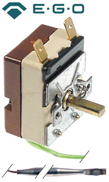 Termostat 30-115°C, contact 1NO, 16 A, bulb ø 4x124 mm, lungime capilar 1730 mm - 375112