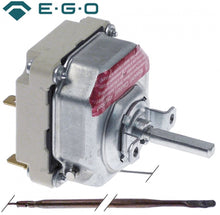 Termostat trifazic 50-500°C, 3 contacte 16 A, bulb ø 3.8 x 225 mm, capilar 1200 mm, EGO 55.34093.800 - 375132	